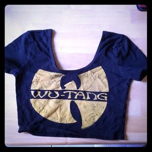 Vintage woman's Wu Tang crop top